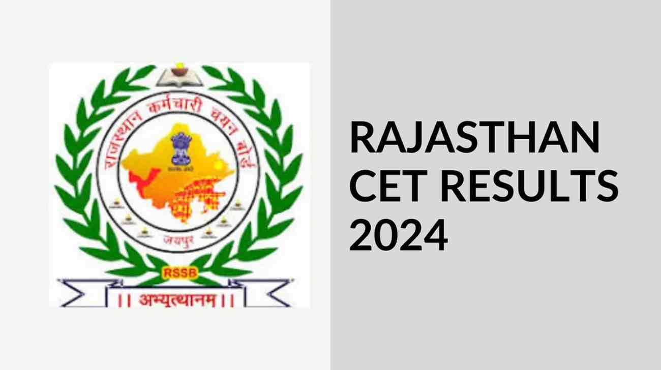 Rajasthan CET Results 2024